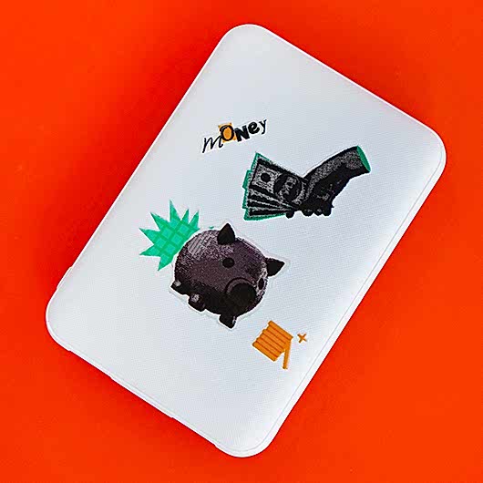 УФ dtf наклейки на power bank